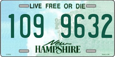 NH license plate 1099632