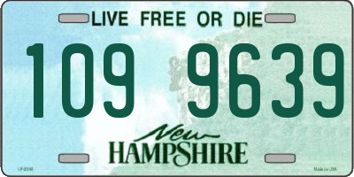 NH license plate 1099639