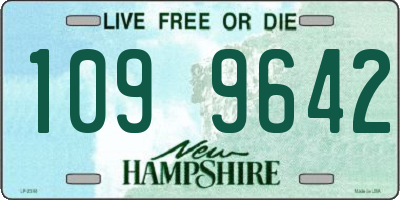 NH license plate 1099642