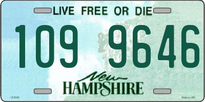 NH license plate 1099646