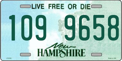 NH license plate 1099658