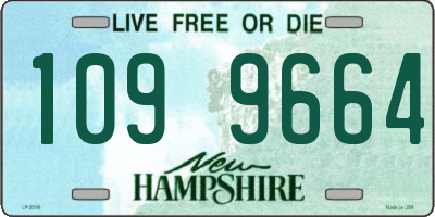 NH license plate 1099664