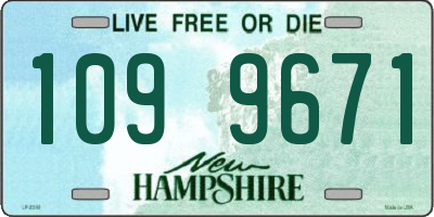 NH license plate 1099671