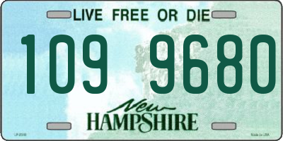 NH license plate 1099680
