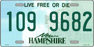 NH license plate 1099682