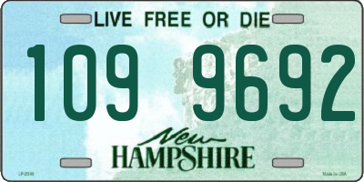 NH license plate 1099692