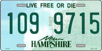 NH license plate 1099715