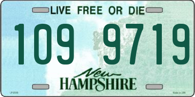 NH license plate 1099719