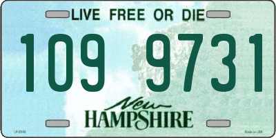 NH license plate 1099731