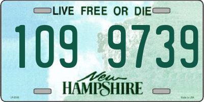 NH license plate 1099739