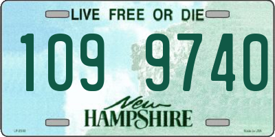NH license plate 1099740