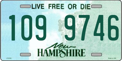 NH license plate 1099746