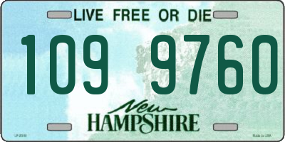 NH license plate 1099760