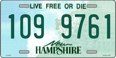 NH license plate 1099761