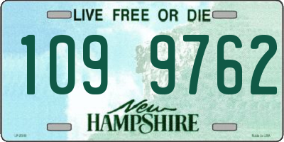 NH license plate 1099762