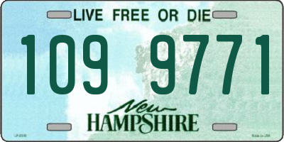 NH license plate 1099771
