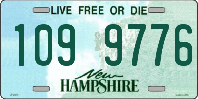 NH license plate 1099776