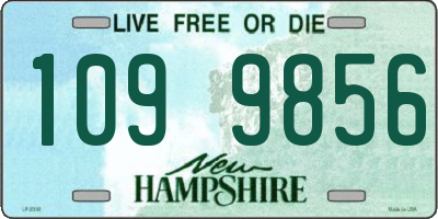 NH license plate 1099856