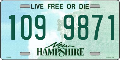 NH license plate 1099871