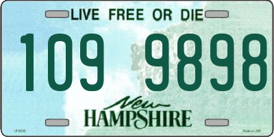 NH license plate 1099898