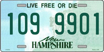 NH license plate 1099901