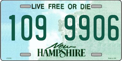 NH license plate 1099906