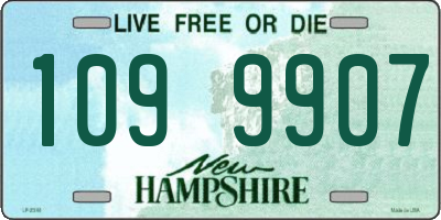NH license plate 1099907