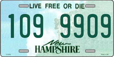 NH license plate 1099909