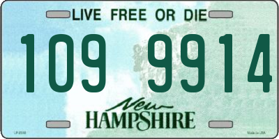 NH license plate 1099914