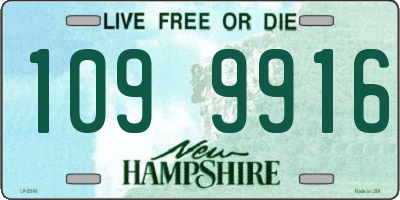 NH license plate 1099916