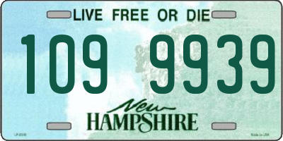 NH license plate 1099939