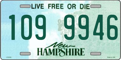 NH license plate 1099946