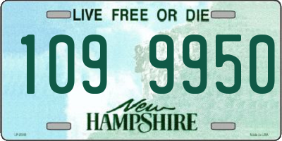 NH license plate 1099950