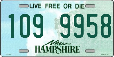 NH license plate 1099958