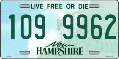 NH license plate 1099962