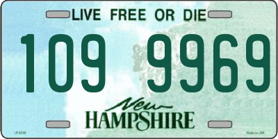 NH license plate 1099969