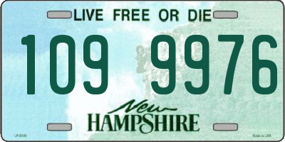 NH license plate 1099976