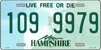 NH license plate 1099979