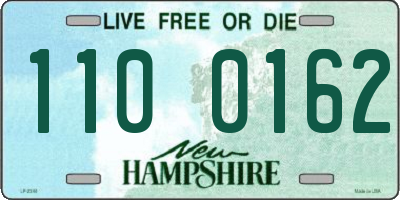 NH license plate 1100162