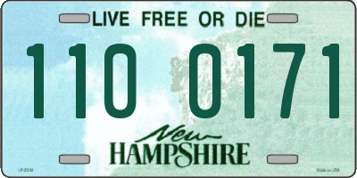 NH license plate 1100171