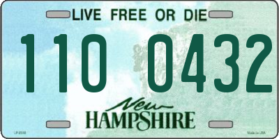 NH license plate 1100432