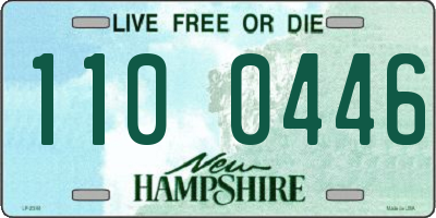 NH license plate 1100446