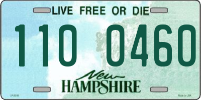 NH license plate 1100460