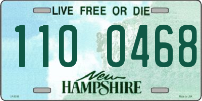 NH license plate 1100468