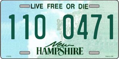 NH license plate 1100471