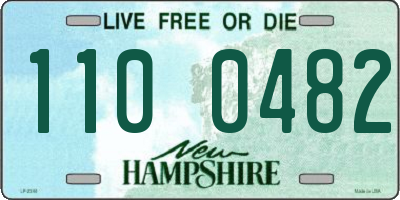 NH license plate 1100482