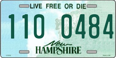 NH license plate 1100484
