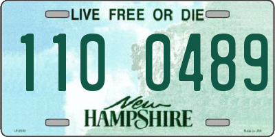 NH license plate 1100489