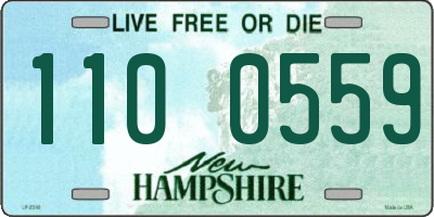 NH license plate 1100559