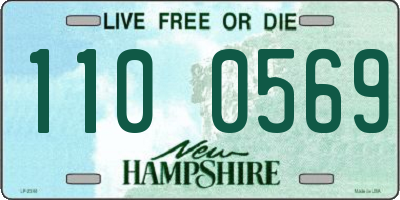 NH license plate 1100569